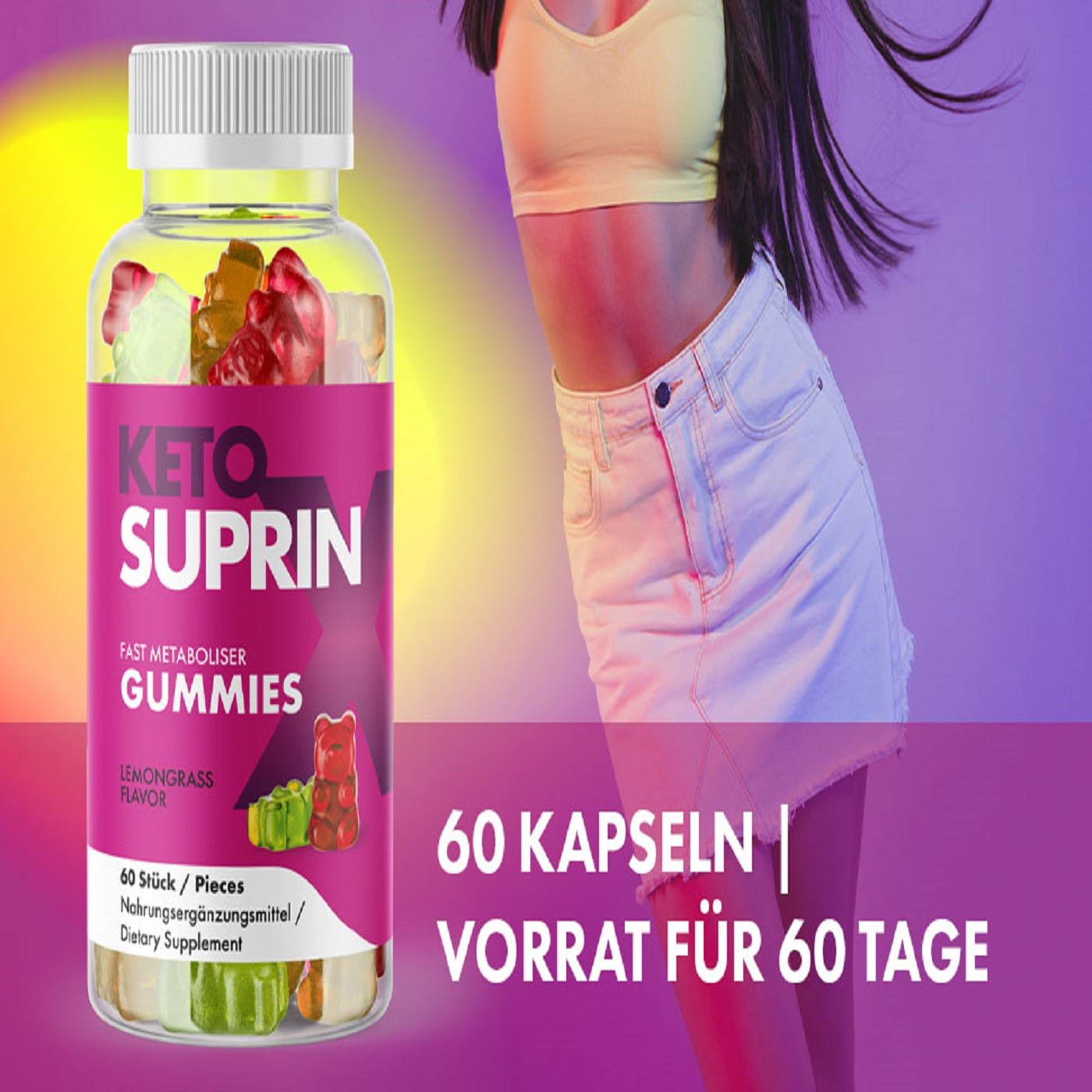 KETOSUPRIN Gummies Negativ:KETOSUPRIN Gummies Zutaten negative und positive Punkte