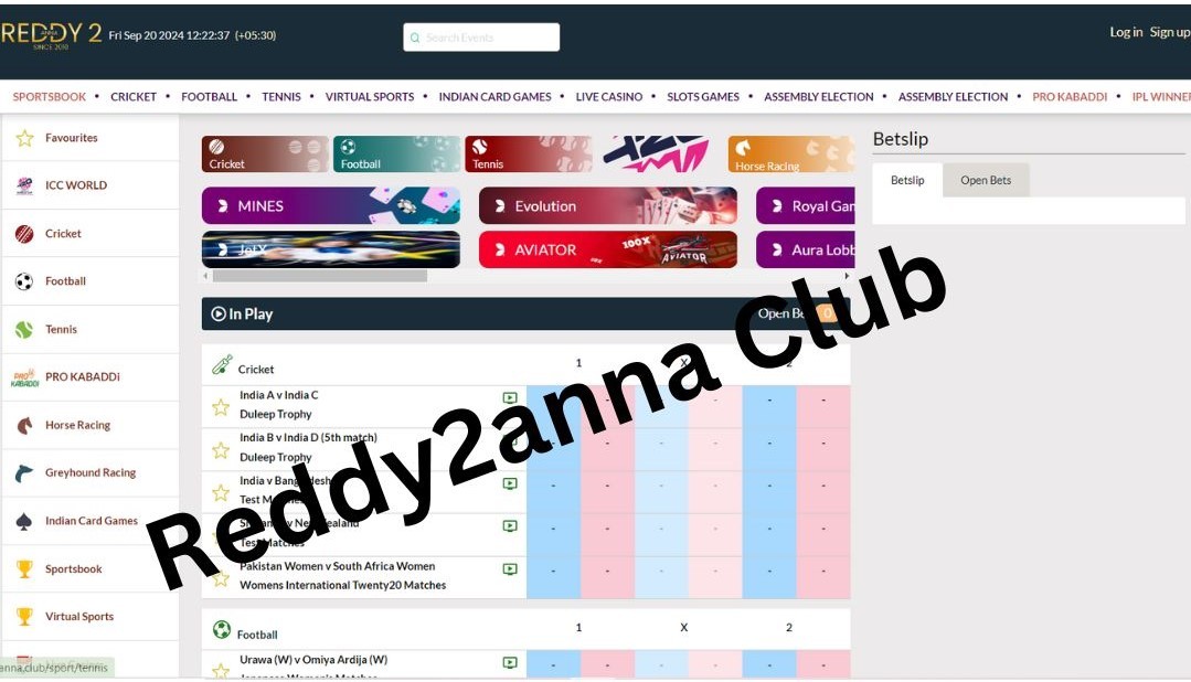 Discover the Thrills of Sports Betting and Online Gaming with Reddy2anna in Mumbai