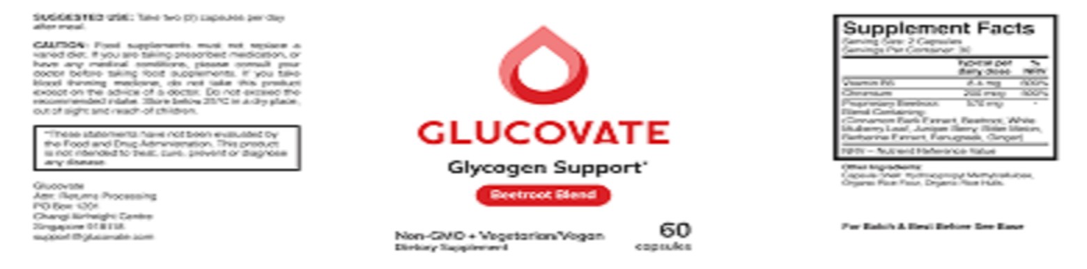 How Does Glucovate Recipe Function?