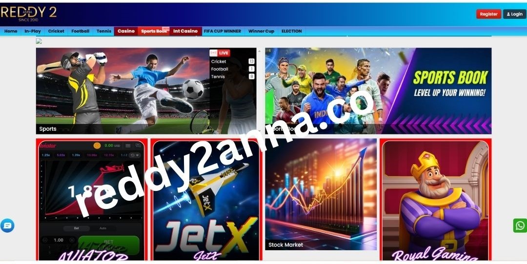 Experience the Best Sports Betting and Online Gaming with Reddy2anna in Hyderabad