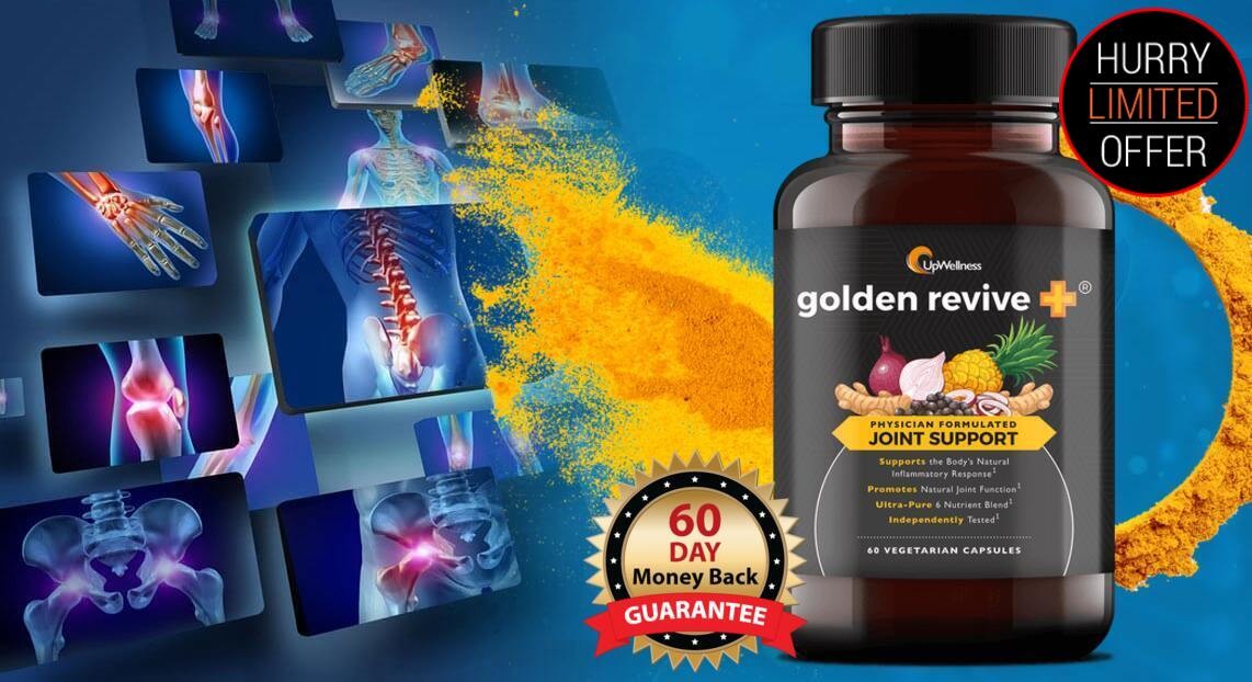 Golden Revive Plus (USA SALE) Support Joint Health Reduce Pain And Inflammation