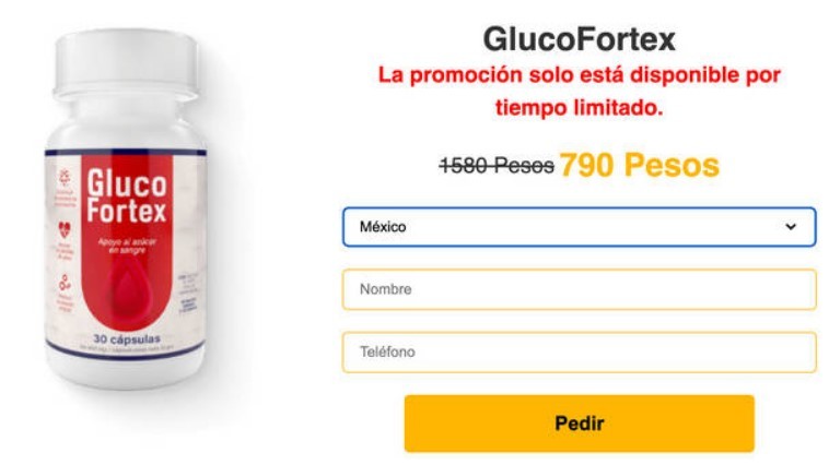 Gluco Fortex: Cápsulas que alivian la diabetes de forma natural – ¿Precio? (México)