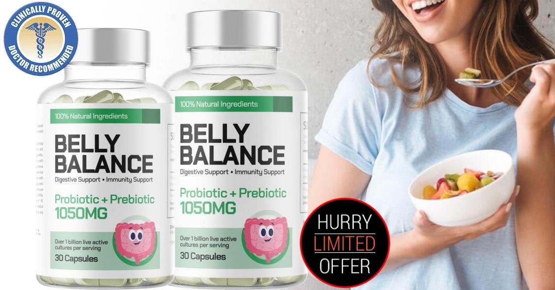 Belly Balance (Official Report) Probiotic And Prebiotic Formula For Overall Health