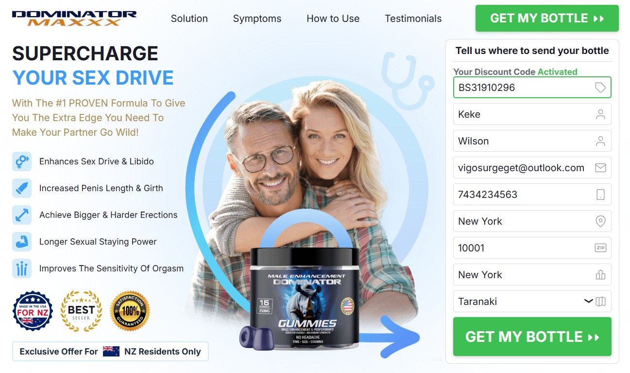 Dominator Gummies Australia Reviews Sexual Enhancement Product Must Read Before Buying?