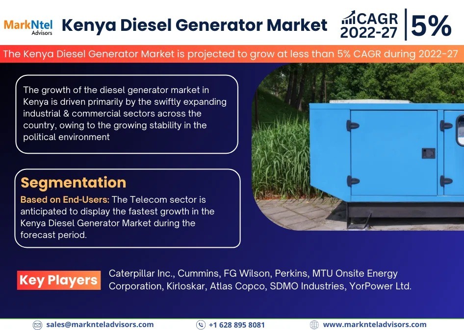 Kenya Diesel Generator Market Size, Share, Trends, Demand, Growth and Competitive Analysis 2027