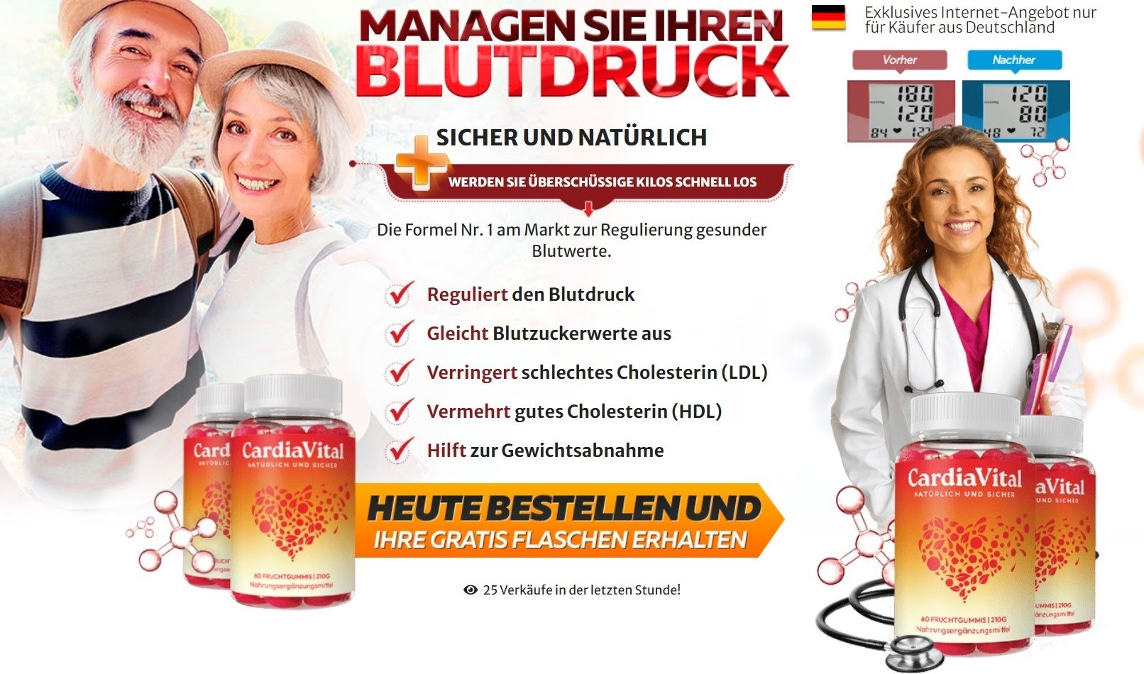 CardiaVital Deutschland, Österreich, Schweiz Bewertungen – Vorteile & Preis