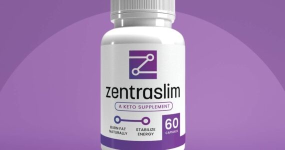 How does caffeine in ZentraSlim affect energy levels and fat burning?