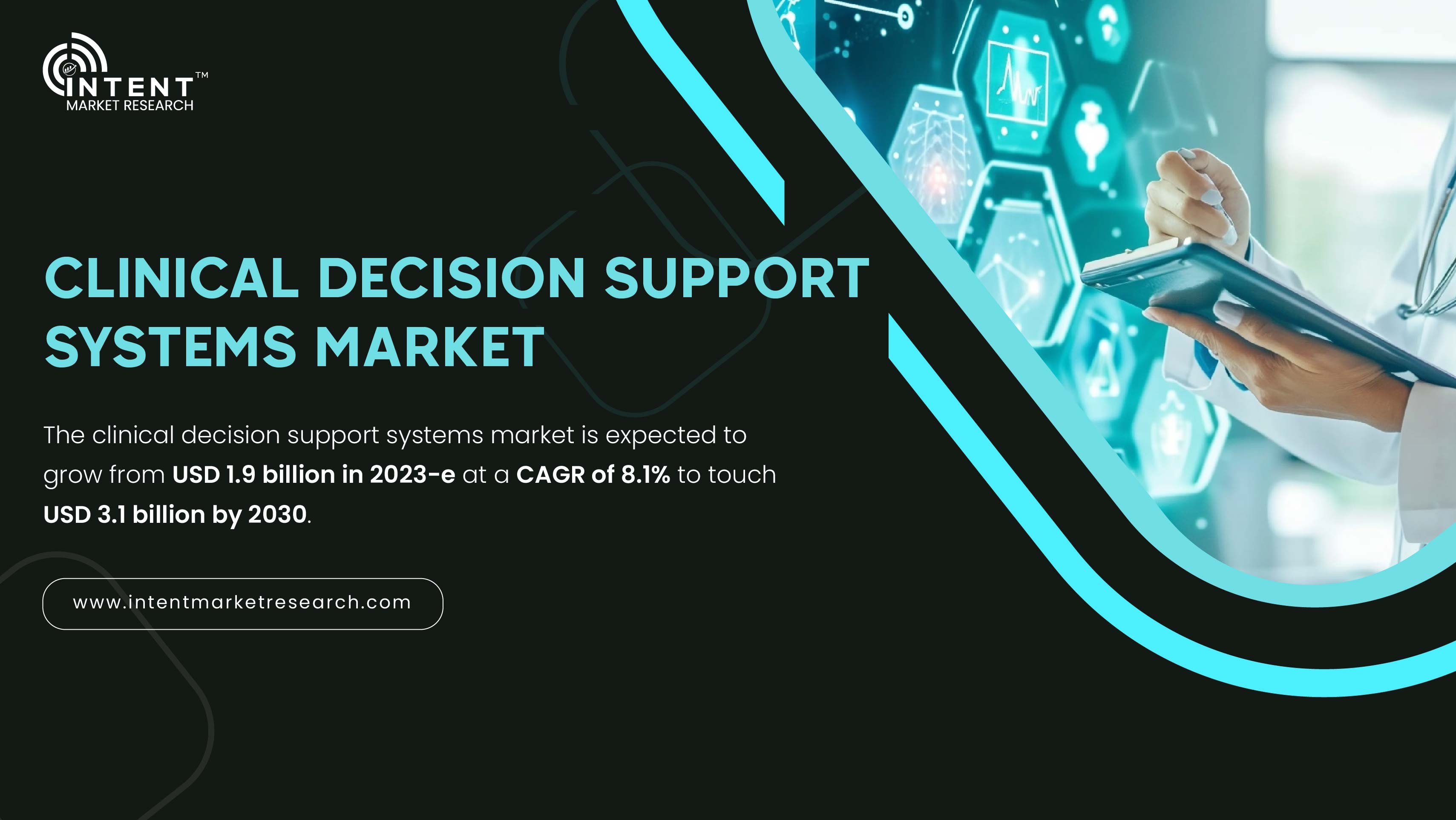 Clinical Decision Support Systems Market Poised to Reach USD 3.1 Billion by 2030, Growing at 8.1% CAGR