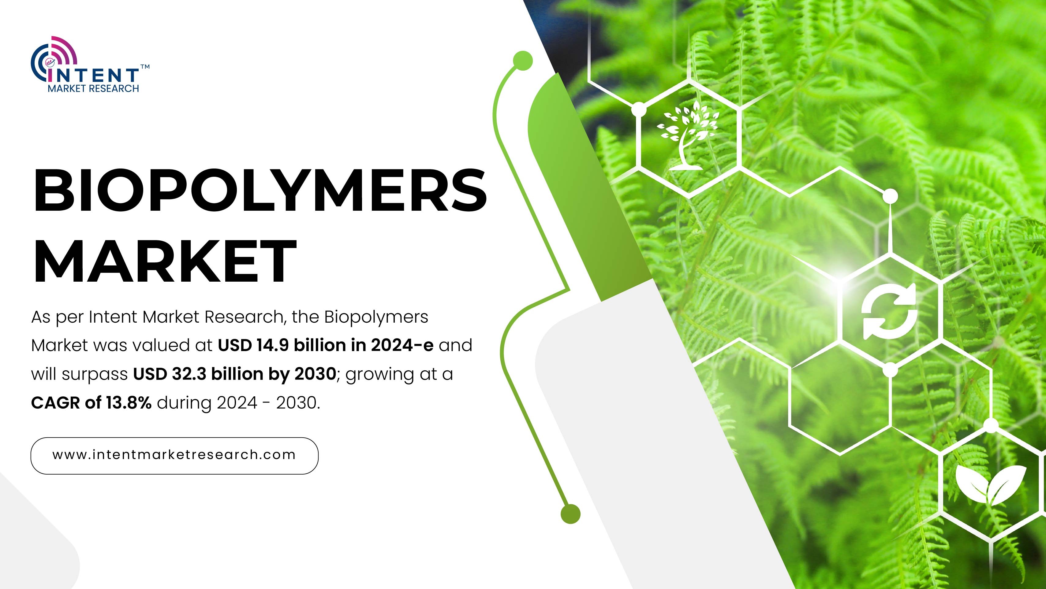 Biopolymers Market to Grow from USD 14.9 Billion in 2024 to USD 32.3 Billion by 2030