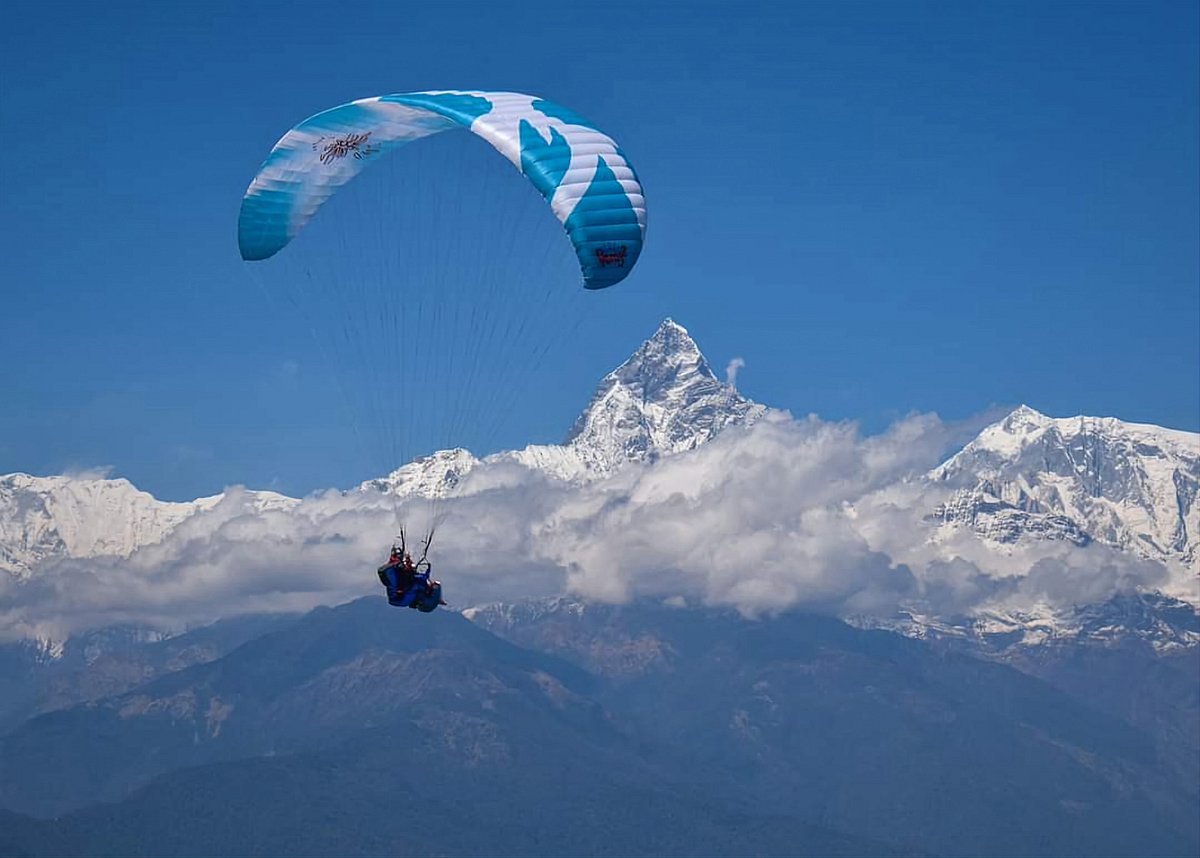 Paragliding Activity In Nepal