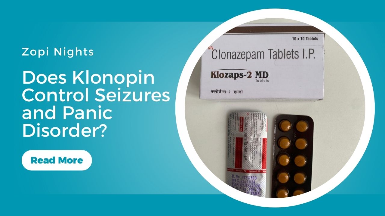 Does Klonopin control seizures and panic disorder?