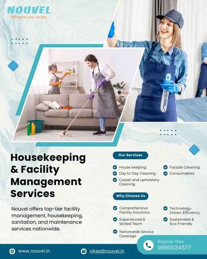 Nouvel – Your Trusted Partner for Housekeeping Facility Management Services in India