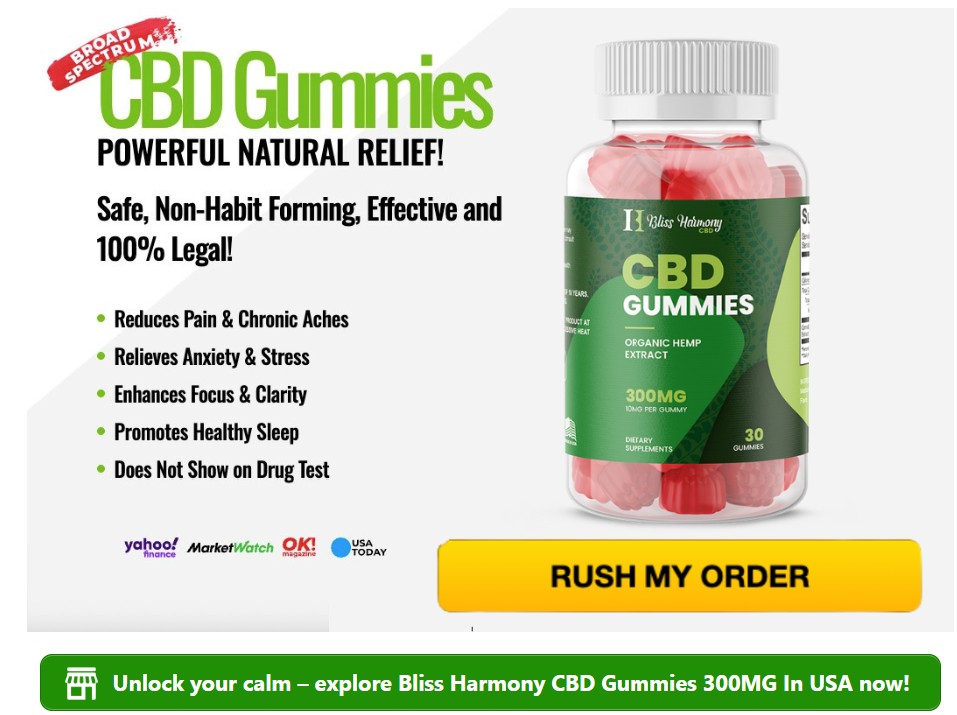 Bliss Harmony CBD Gummies USA Review: Sleep and Pain Solutions