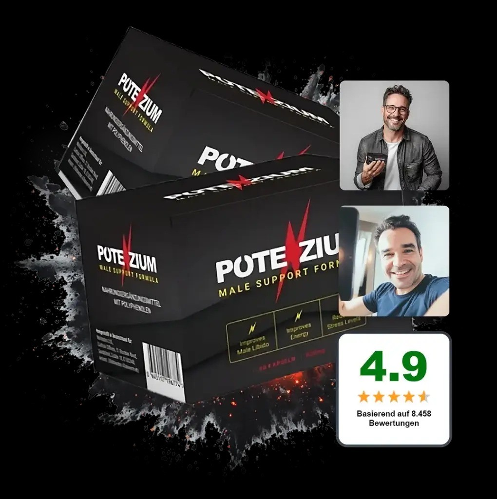 Potenzium Male Support Bewertungen: Inhaltsstoffe, Vorteile & Wirkungsweise?