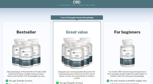 Frank Frey CBD Capsules Germany: Calm & Comfort