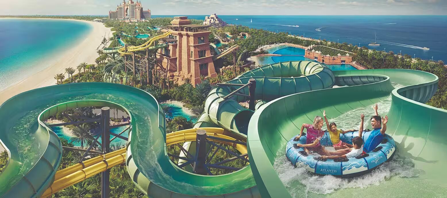 Atlantis Waterpark and Dubai Desert Safari Adventures
