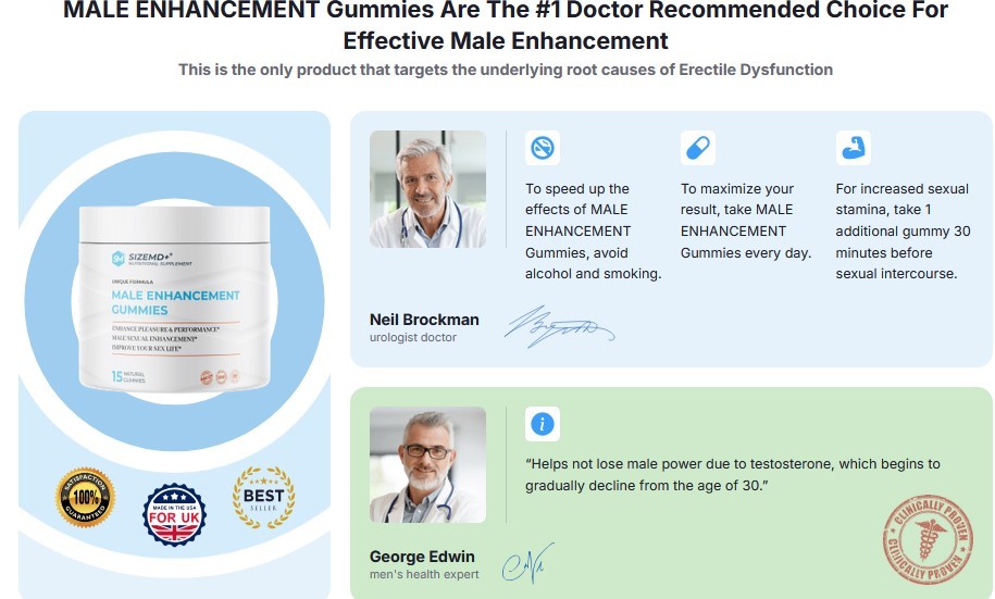 SizeMD+ Male Enhancement Gummies Germany (I've Tested) - Must Read!