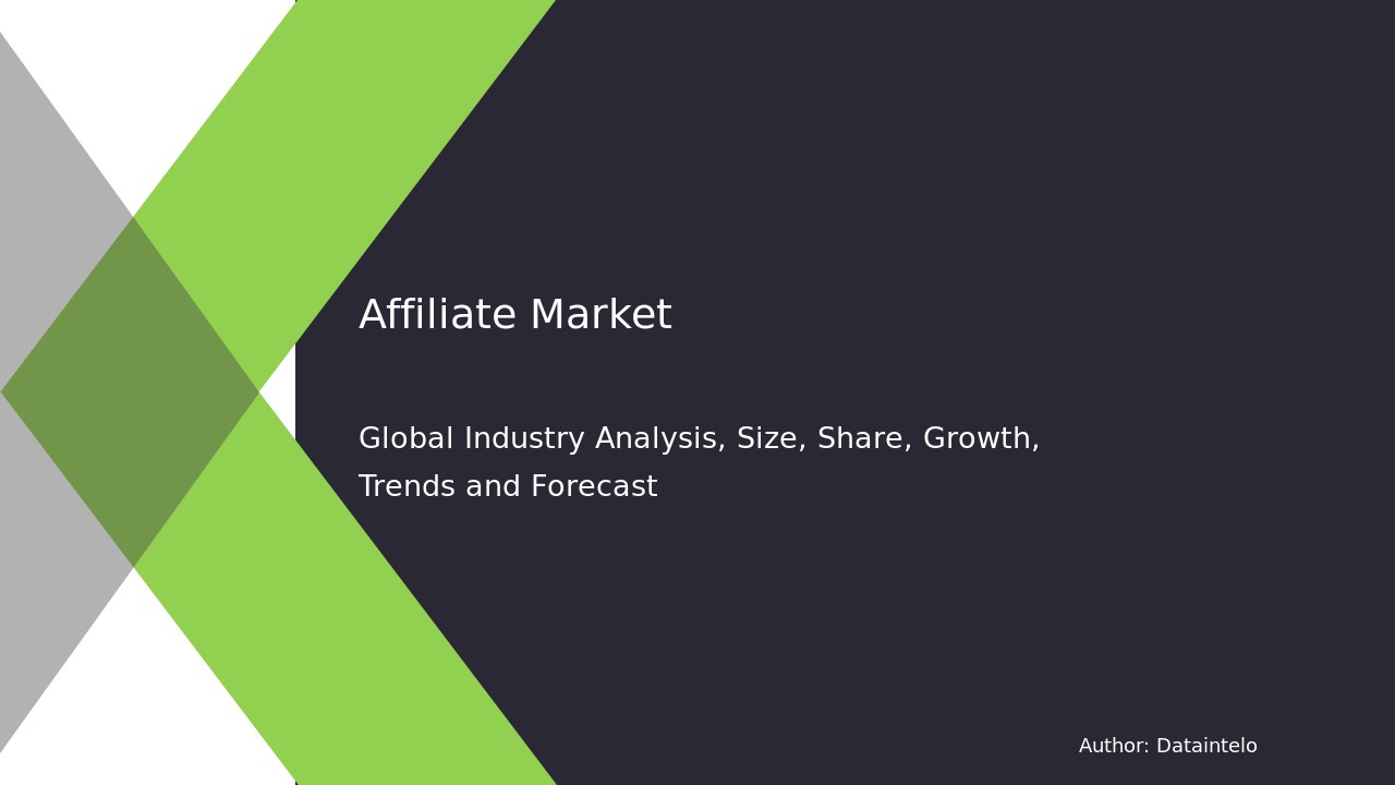 Competitive Analysis of Affiliate Market Segments 2032