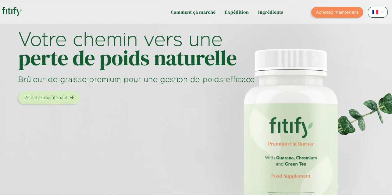 Fitify Minceur Pilules : Avis, Bienfaits et Où les Trouver en France