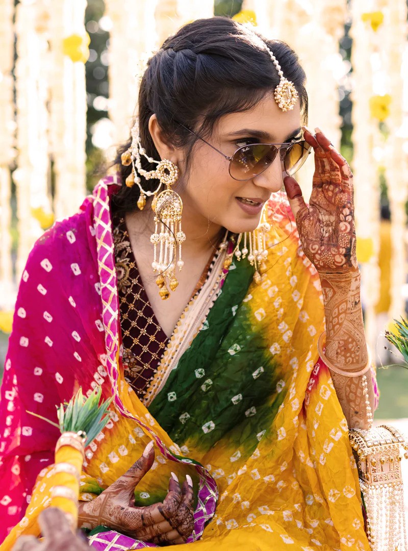 Floral Jewellery for Bride | Elegant Bridal Floral Sets by Vaidaan
