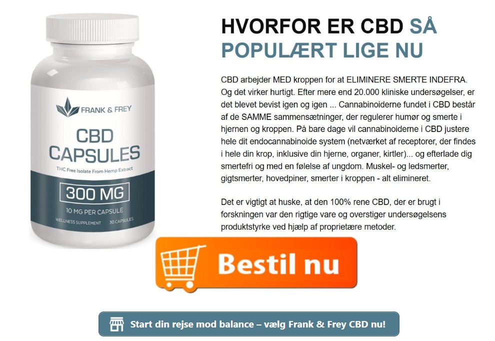 Franks CBD Danmark Review: Effektive Kapsler til Velvære