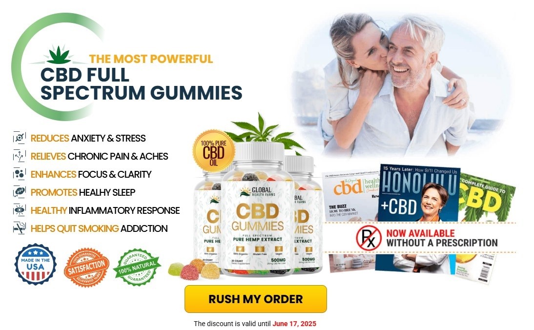 Global Health CBD Gummies – Feel the 500mg Relief Naturally!