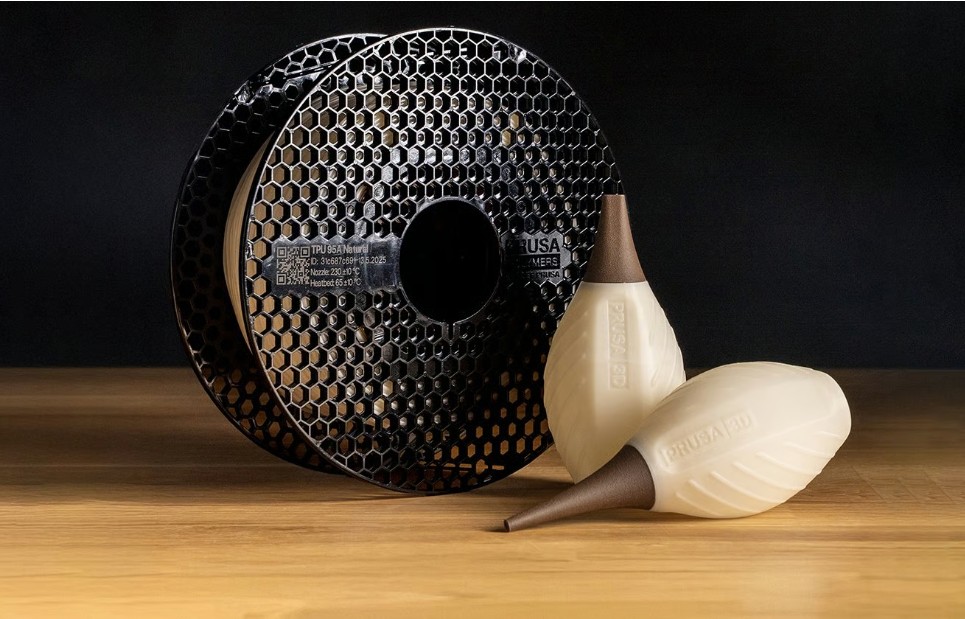 Prusa Debuts TPU Filament Designed to Fix the Hassles of Printing with Flexibles