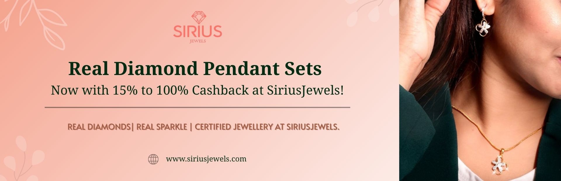 diamond pendant set | siriusjewels