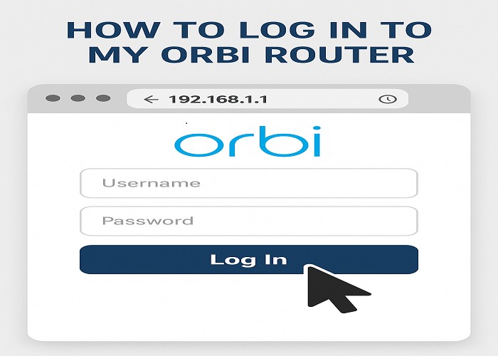 How to login to my orbi router​?