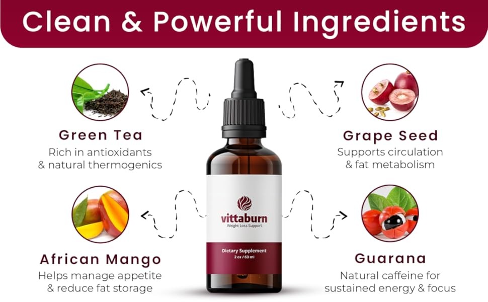 VittaBurn Drops: The Revolutionary Liquid Weight Loss Solution Transforming Lives in the United States