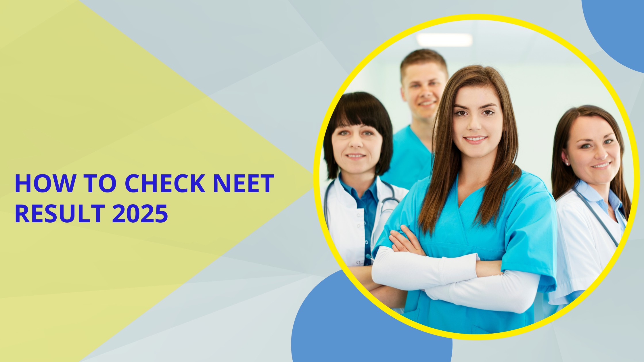 How to check NEET result 2025